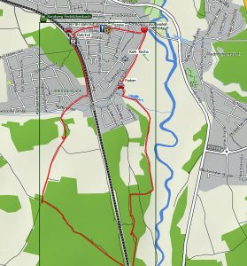 Die schönsten Naturlehrpfade in Mittelfranken 12 Karte Reditzhembach Wanderung Kunstwanderweg