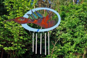 klangvogel von bianca seidel auf dem kunstweg rednitzhembach musik machen