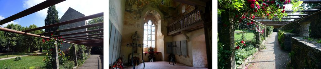 ROTHENBURG OB DER TAUBER 16 burggarten mit kapelle in rothenburg