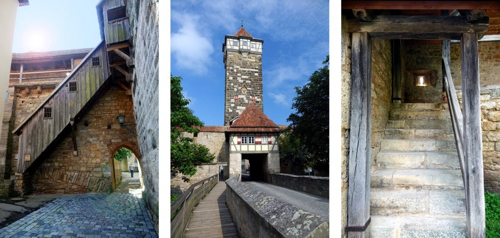 TURMWEG IN ROTHENBURG OB DER TAUBER 8 rödertor in rothenburg mit begehbarem aussichtsturm turmweg
