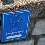 Wandern Ausflug Oberpfalz Amberg Sulzbach Markt Schmidmuehlen Sehenswuerdigkeiten Skulpturenpfad Schild