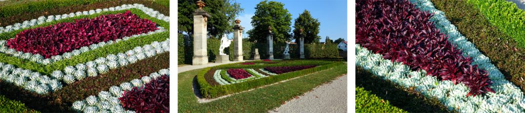 Hofgarten Schloss Fantaisie Bayreuth Gartenanlage Strassenseite Eingangsbereich Sauelen