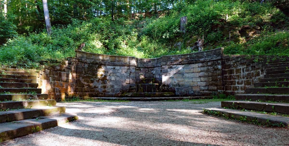 Von der Sophienquelle zur Teufelskirche (Altdorf bei Nürnberg) 8 die schönsten geotope in bayern sophienquelle bei grünsberg