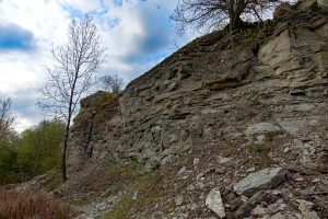 Geotope in Mittelfranken ehemaliger Gipsbruch Endsee im Landkreis Ansbach