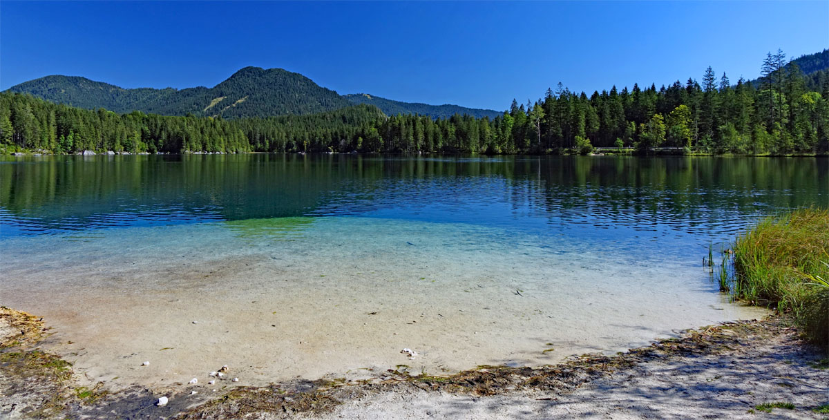Der Hintersee bei Ramsau im Berchtesgadener Land ist nur selten wärmer als 20 Grad