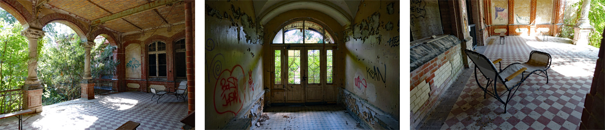 terrasse sanatorium heilstätten beelitz bei potsdam berlin