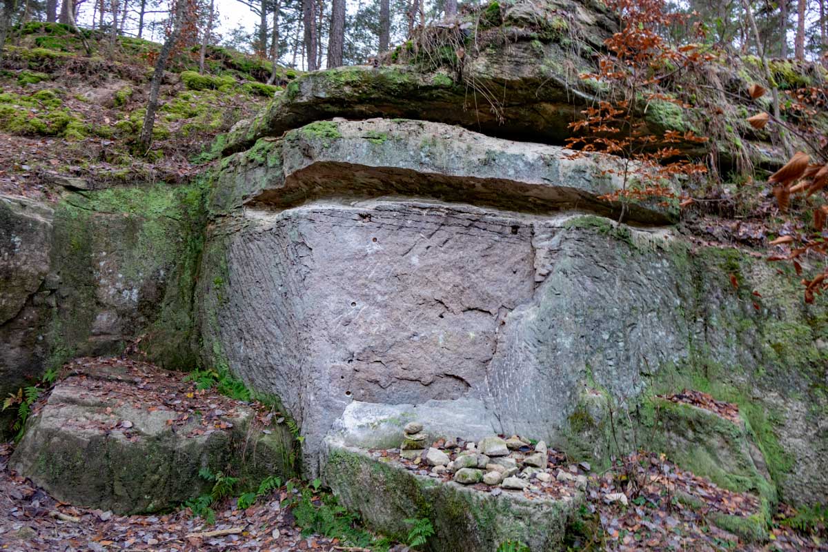 steinbrüche bei keidenzell cadolzburg landkreis fürth geotope