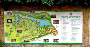 schlosspark dennenlohe schautafel übersicht plan