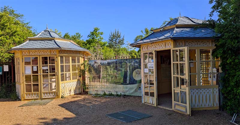 SCHLOSSPARK DENNENLOHE 7 eingang zum schlosspark dennenlohe mittelfranken bayern
