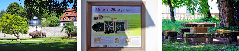 KLOSTER EBRACH (Landkreis Bamberg) 12 abteigarten kloster ebrach steigerwald zisterzienserkloster