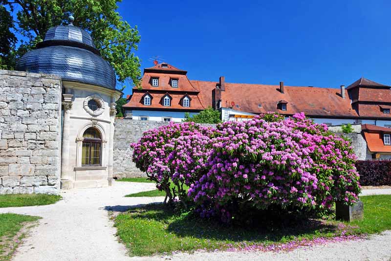 KLOSTER EBRACH (Landkreis Bamberg) 11 kloster ebrach garten park bamberg steigerwald ausflug