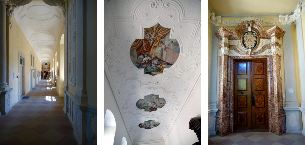 KLOSTER EBRACH (Landkreis Bamberg) 20 korridor flug kloster ebrach steigerwald