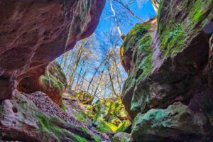 Auf Entdeckertour in der Römerstadt Weißenburg (Mittelfranken) 32 schnittlinger loch bei spalt wandern mittelfranken schlucht klamm