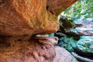 Schnittlinger Loch bei Spalt (Landkreis Roth) 9 sandstein schlucht klamm schnittlinger loch