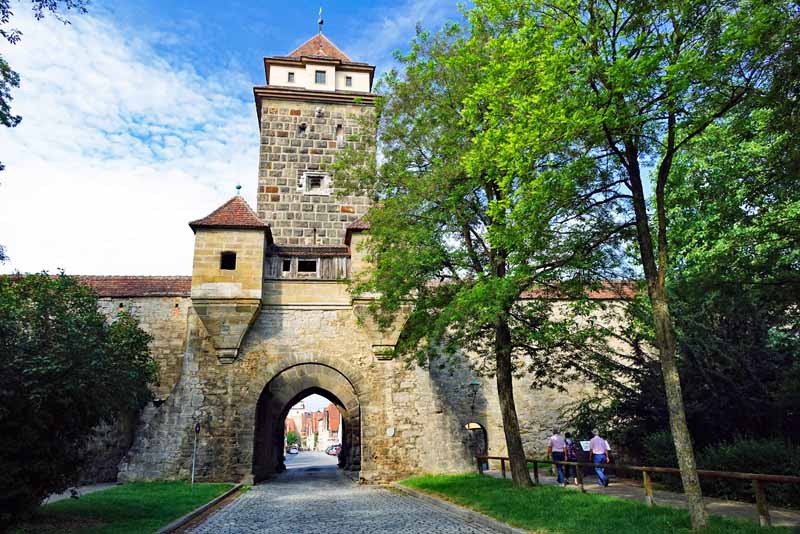 TURMWEG IN ROTHENBURG OB DER TAUBER 6 galgentor stadtmauer rothenburg