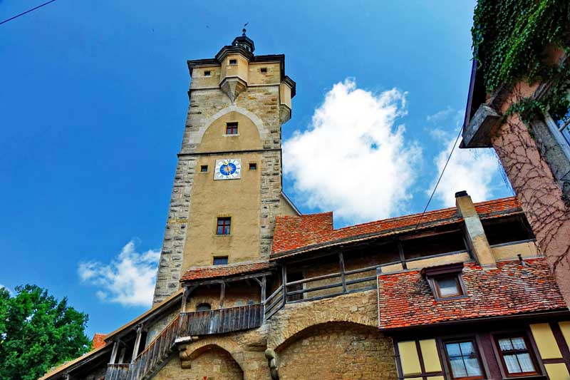 TURMWEG IN ROTHENBURG OB DER TAUBER 10 begehbarer wehrgang stadtmauer rothenburg tauber