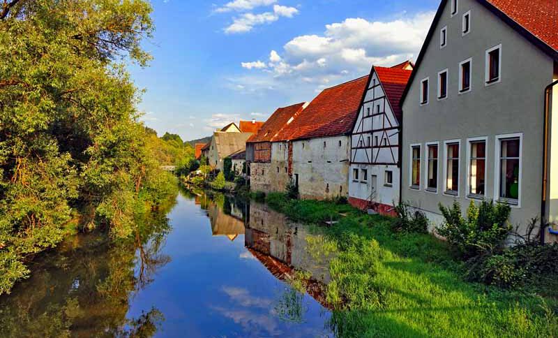 HOHENBURG (Oberpfalz) 2 lauterachtal oberpfalz hohenburg wacholder wanderweg