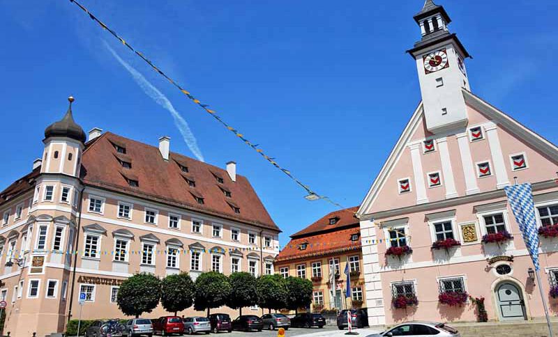 urlaub in deutschland bayern greding marktplatz
