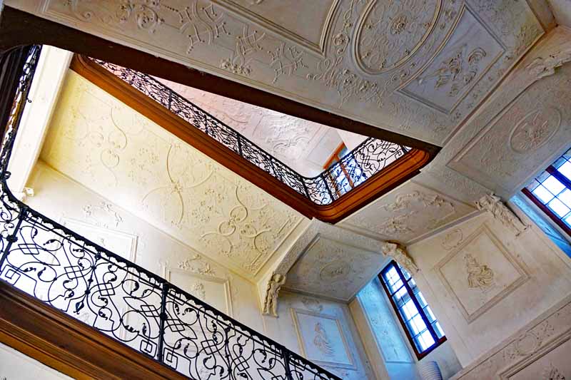 SCHLOSS SCHILLINGSFÜRST 4 treppenhaus schloss schillingsfürst museum