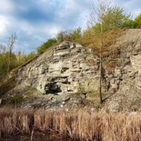 Wandern im Landkreis Ansbach - Auf dem Lehrpfad um das Geotop Gipsbruch Endsee 26 geotop gibsbruch endsee steinbruch wandern ausflug lk ansbach