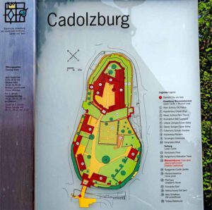 BURG CADOLZBURG 4 plan übersichtsplan cadolzburg mittelfranken fürth