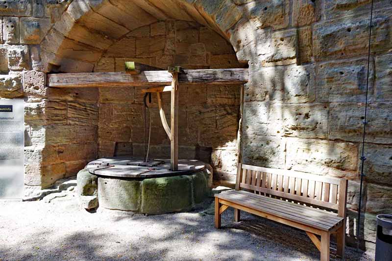 BURG CADOLZBURG 9 brunnenhof brunnen burg cadolzburg