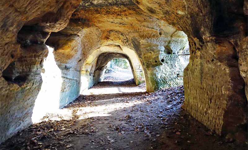 Wallenstein-Rundwanderweg Altdorf (Lk Nürnberger Land) 2 löwengrube kegelbahn geotop altdorf wanderung