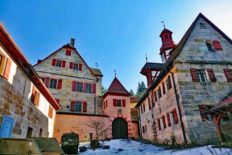 Wallenstein-Rundwanderweg Altdorf (Lk Nürnberger Land) 11 burg schloss grünsberg altdorf wallenstein rundweg
