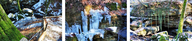 Geheimnisvolle Gräben, Schluchten und Klammen in Franken 3 wallenstein rundwanderweg altdorf teufelskirche schlucht klamm