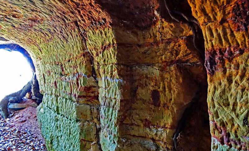 Premiumwanderweg Jurakante Thalmässing (Landkreis Roth) 2 felsenkeller bunt sandstein altmühltal thalmässing