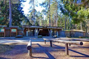 Auerhahn-Rundweg im Veldensteiner Forst (Lk Bayreuth) 20 wildgehege hufeisen ausflug veldensteiner forst