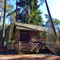WILDGEHEGE HUFEISEN 15 eingang wildgehege hufeisen veldensteiner forst franken bayern