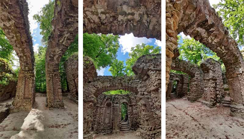 FELSENGARTEN SANSPAREIL 26 ruine theater sanspareil felsengarten