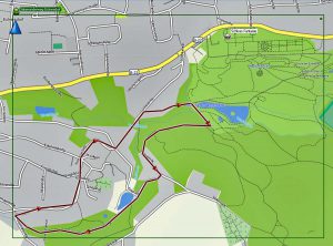 Geheimnisvolle Gräben, Schluchten und Klammen in Franken 30 salamanderschlucht karte