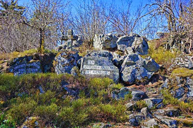 Fränkische Wanderberge - Wandertouren auf die schönsten Gipfel der Franken - Teil 1 4 heidelberg rhön gedenkstein rhönclub rhön klub