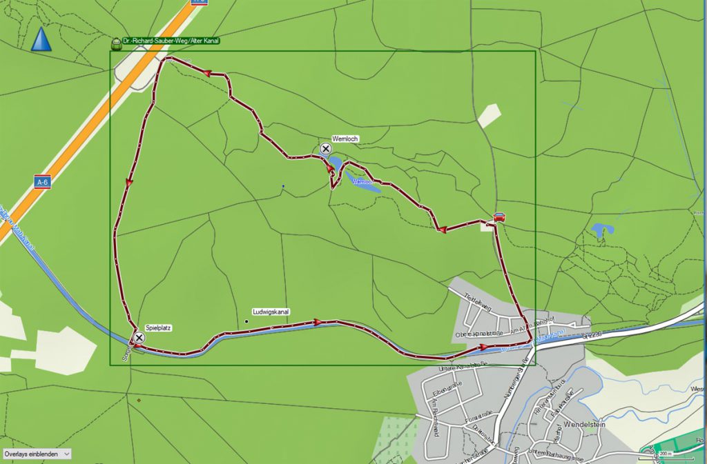dr-richard-sauber-weg wanderkarte