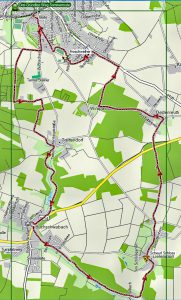 wanderkarte drei-gründles-weg roßtal sommerroute