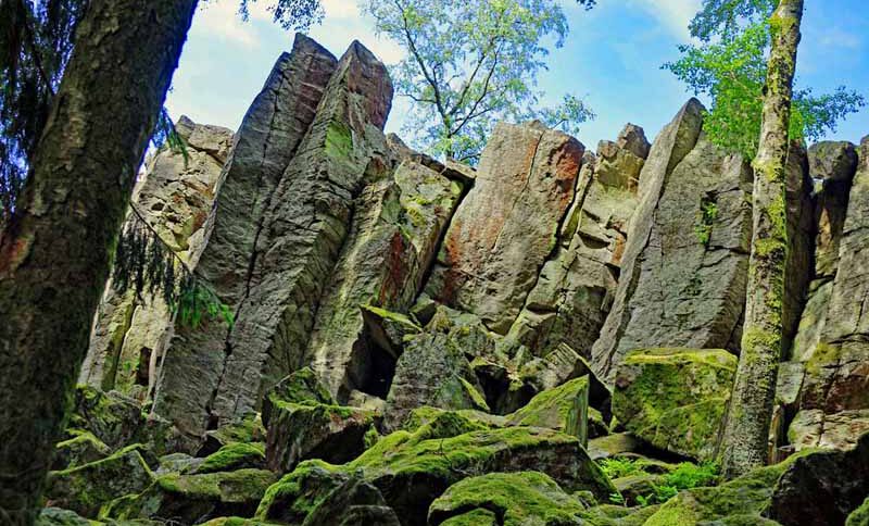 Rundwanderung um die Steinwand (Rhön) 2 wanderung steinwand rhön poppenhausen