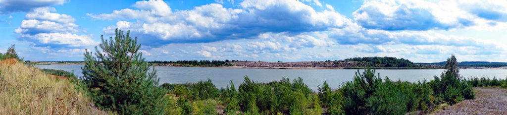 schlabendorfer see im ehemaligen tagebau wanninchen 