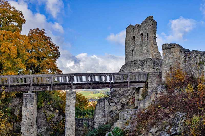 Wanderberge Oberpfalz - Teil 2 4 burgruine wolfstein neumarkt oberpfalz bayern