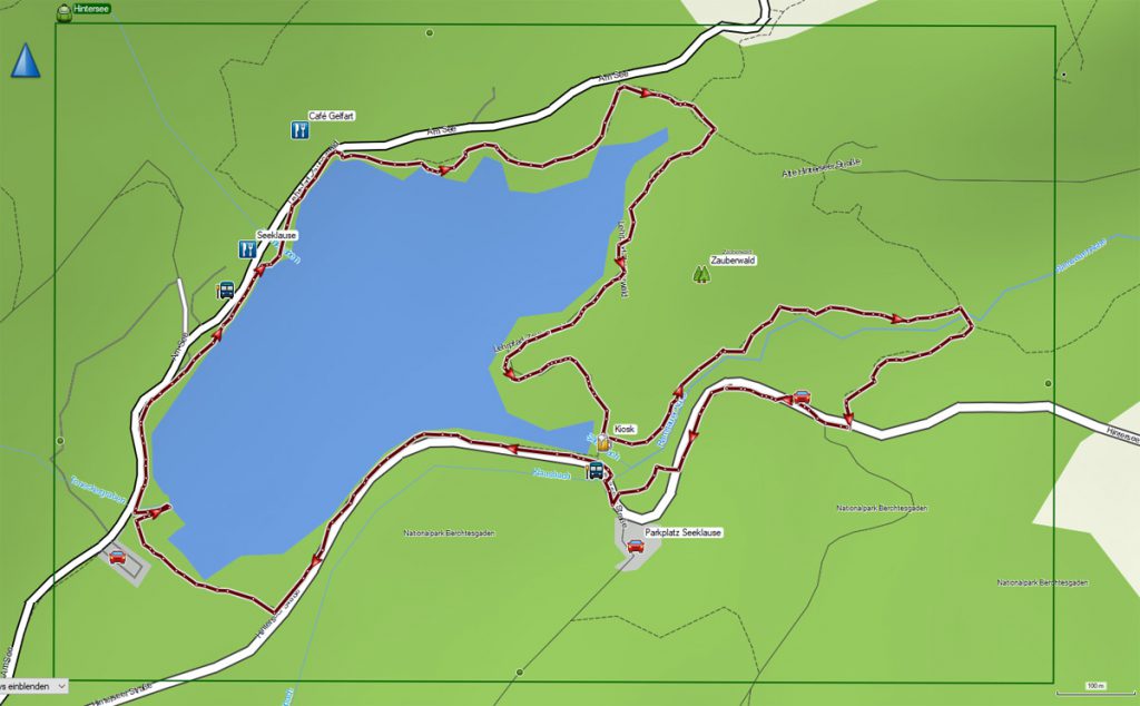 Rundwanderung um den Hintersee bei Ramsau auf dem Prinzregent-Luitpold-Weg und Lehrpfad Zauberwald im Berchtesgadener Land