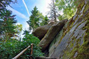 Im Land der tausend Teiche - Wanderung durch die Tirschenreuther Teichpfanne zur Himmelsleiter (Oberpfalz) 37 steinwald luisenburg felsen labyrinth fichtelgebirge