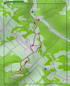 wanderkarte riesenburg quackenschloss