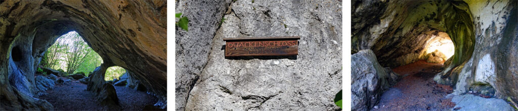 Rundwanderung von der Riesenburg zum Quackenschloss im Wiesenttal (Landkreis Forchheim) 10 wandern fraenkische schweiz wiesent wiesenttal franken hoehlenruine quackenschloss familie kinder