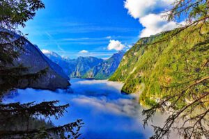 Ausblick Rabenwand auf den Königssee