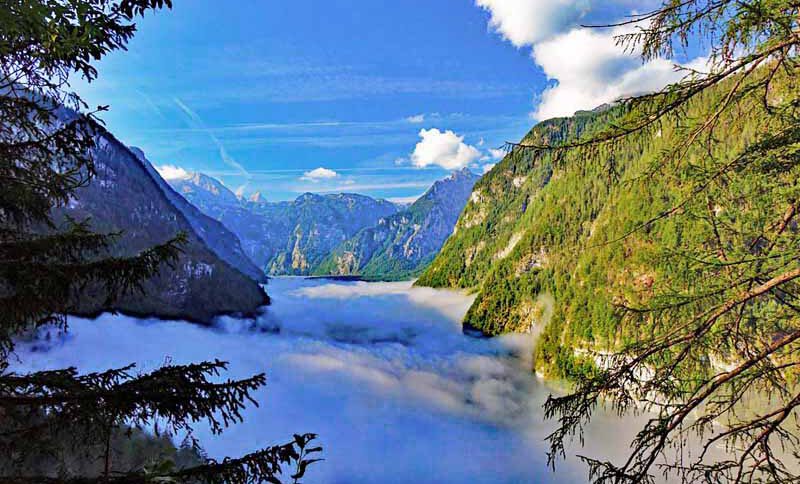 Ausblick Rabenwand auf den Königssee