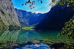 NATURPARKS IN BAYERN 29 wandern berchtesgadener land bayern alpen obersee koenigssee saletalm fischunkelalm