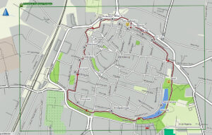 Auf Entdeckertour in der Römerstadt Weißenburg (Mittelfranken) 26 stadtmauerrundgang weißenburg karte