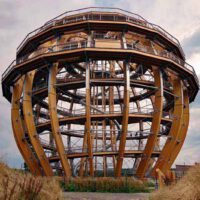 Hoch über dem Oberpfälzer Wald - Erlebnisholzkugel Steinberger See 21 erlebnis holzkugel oberpfalz naturpark oberpfälzer wald