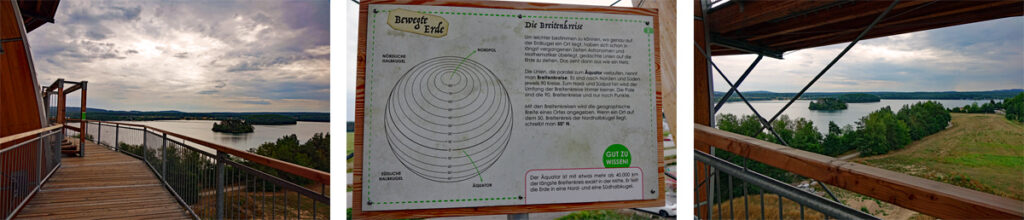 infotafel erlebnisholzkugel steinberger see oberpfalz